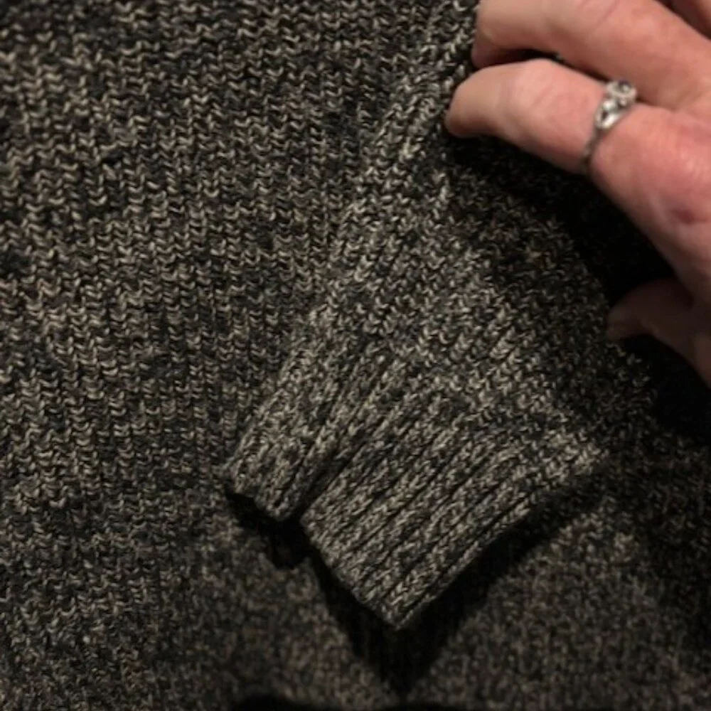 American Eagle Outfitters Men’s L Wool Blend Athletic Fit Shawl Collar Sweater